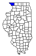 Location of Jo Daviess Co.